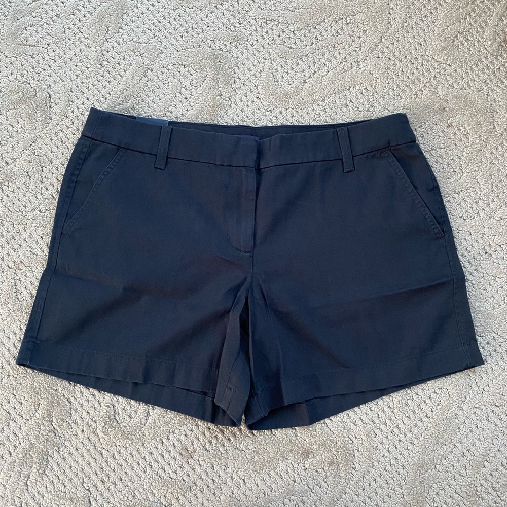 J Crew 5” black shorts